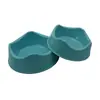 Amazon Transfronterizo Fibra de Bambú Biodegradable Color Sólido Perro Boquilla Única Plato de Comida Suministros para Mascotas Plato de Comida para Perro Personalización