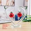 Árvore de maçã de cristal para o dia das mães, joias criativas para casa, decoração para sala de estar, enfeites para corredor, armário de TV, armário de vinho, artesanato
