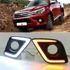 Adecuado para 14-16 Toyota helax luz de circulación diurna Hilux revo DRL luz de circulación LED modificada