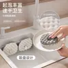 Esponja con Ventosa Limpiador de Cocina Doble Cara Estropajo Estropajo de Lufa Panal Tridimensional Cepillo para Lavar Platos