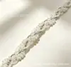 Nova corrente de contas de renda trançada estilo Chanel, fita artesanal para jaquetas coreanas, acessórios de cabelo, carcela, punhos e decoração de cortinas