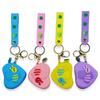 Mini Porta-Moedas de Silicone Chaveiro Pingente Fofo Tendência Presente Infantil Pingente de Chaveiro Bolsa para Armazenamento de Fones de Ouvido