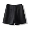 Shorts de Traje Negros de Moda para Mujer, Nuevo Estilo Coreano Verano 2026, Shorts Casuales Sueltos y Cómodos, Hot Pants a la Moda