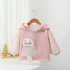 Abrigo para Niña Estilo Primavera y Otoño 2026 Nuevo Niña Pequeña Bebé Otoño Sudadera con Capucha de Manga Larga Ropa de Otoño para Niños