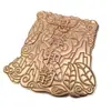 Fabricante de Dongguan personaliza cajas de embalaje, placas metálicas, letreros de aleación de zinc con relieve en color oro rosa, cajas de regalo, cajas de madera y placas metálicas