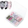 Japonês Nova Nail Art Flor Estrela Série Papel de Transferência Cyber Celebrante Adesivo de Unhas Flor Laser Estrela Decoração de Papel