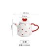 Juego de Tazas con un Diseño Creativo y Femenino para el Té de la Tarde, Adecuado para Uso Doméstico, Sencillo y Lindo, Perfecto como Regalo, Juego de Tazas de Café
