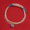 2026 Festival del Bote del Dragón Cuerda de Cinco Colores Iridiscente Nuevo Estilo Étnico Chino Tejida Zongzi Niños Adultos Pulsera de Cuerda para la Mano