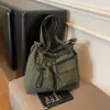 Bolso Casual de Alta Calidad para Mujer 2025 Nuevo de Gran Capacidad Bolso de Hombro Único Cruzado Bolso Tote para Viajes Diarios con Cordón Moda Bolso para Mujer