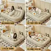 Sofá perezoso, cama para perro humano, dormitorio doble, habitación famosa en internet, tatami, sofá cama individual de balcón grande plegable