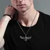 Venta Directa de Fábrica Personalizada Colgante Dominante de Alas de Águila Collar para Hombre Moda Hip-Hop Punk Tendencia Accesorio de Moda Collar Retro