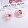 Zhen Tu Estilo Lujo Ligero Colorido Exquisito Flor Hueca Súper Hada Cuentas de Vid Tejidas a Mano Accesorios para el Cabello y Pendientes Joyería DIY