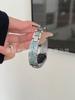 Piezas Metálicas Curvas de Diamante de Tres Hojas con Goteo de Pegamento Correa para Reloj Inteligente Xiaomi Mi Band 8/9 Pulsera
