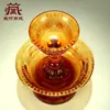 Taza Protectora Dharma de Esmalte Coloreado Suministros Budistas Instrumento de Práctica Espiritual en Casa Taza para Suministro de Agua Taza para Copa de Vino Adornos de Copa de Agua Sagrada de los Ocho Auspicios