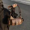 Bolsa de Moto Serie de Colores Maillard de Moda Transfronteriza, Bolso Cruzado Moderno y Versátil, Bolso de Hombro Elegante para el Trayecto