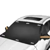 Toldo Oxford para Para-brisa Dianteiro de Carro com Fixação Magnética, Capa de Proteção Solar para Carro, Isolamento Térmico, Anticongelante, Padrão Diamante, Escudo de Neve Espessado