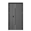 Cerradura Inteligente de Venta Caliente para Comercio Exterior, Puerta de Entrada de Aleación de Aluminio Finamente Tallada con Eje Desplazado, Puerta de Entrada Antirrobo para Hogar en Villa, Puerta de Aluminio Fundido