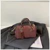 Bolsas para Mulheres 2025 Nova Retro Camurça Versátil Ombro Único Transversal Pequena Bolsa Cilindro Bolsa Almofada Bolsa Boston