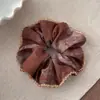 Scrunchie Novo Colorido em Degradê Estilo Coreano para Mulheres, Prendedor de Cabelo de Luxo para Coque Baixo, Acessório de Cabelo Exquisito que Rejuvenesce