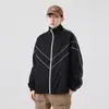 Jaqueta Casaco de Gola Vertical Novo Estilo Primavera 2023 Masculina Jovem Solta Casual Esportiva Versátil Duffy Bonita Tendência Marca Top