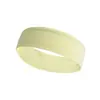Diadema Deportiva Elástica de Algodón Puro para Hombre Color Sólido Antideslizante Absorbente de Sudor Diadema de Yoga Diadema para Mujer Accesorio para el Cabello para Correr Fitness