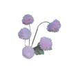 Arreglo artificial de flores de margarita de 5 cabezas, accesorios florales de boda, decoración de salón de bodas, flores de seda de diente de león, margaritas de bola pequeña