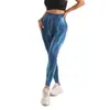 Pantalones de Yoga Tie-Dye Aurora Personalizados para Mujer, de Cintura Alta, Control de Abdomen, Glúteo de Melocotón, Pantalones Deportivos para Fitness, Running, Suministro Transfronterizo