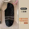 Calcetines de coral para mujer, estilo japonés, dulces y lindos, con pompones, calcetines para el suelo para dormir, color caramelo, engrosados, cálidos, calcetines cortos para el posparto
