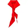 Cachecol Vermelho para Crianças e Estudantes, Cachecol Vermelho de Padrão Universal Feito de Algodão Poliéster 1,2m Recomendado por Professores, Cachecol 100% Algodão que Não Desbota