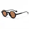 Nuevas Gafas de Sol Retro, Anti-UV, Montura Redonda Personalizada, Gafas de Sol de Alta Gama, Gafas de Sol de Moda para Mujer