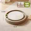 Combinación de rascador y cama para gatos de gran tamaño, hecho de cartón blanco duradero que resiste los arañazos y no se desmorona fácilmente, un juguete auto-entretenedor para gatos, un suministro para mascotas transfronterizo