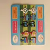 Serie de 10 piezas tenedor de fruta de dibujos animados para el hogar animal lindo señal Bento traje de señal decorativa creativa para bento