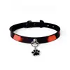 Colar Gargantilha Cruzada de Couro Preto Casual Estilo Punk Design de Nicho Doce e Cool para Mulheres Simples e Moderno