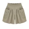 Europeu e Americano Verão Plus Size Roupas Femininas Plus Size Gordura mm Shorts de Perna Larga Femininos 100kg Irmã Versátil Hot Pants Culotes Femininos Verão