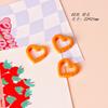 Cor amor primavera fivela pintura bonito chaveiro pingente DIY celular cadeia chaveiro material acessórios