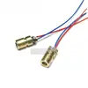 Cabezal Láser de 3V/5V Diámetro Exterior de 6mm Tipo Punto Rojo Ajustable 650nm Módulo Láser de Material de Cobre con Cable de Plomo