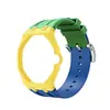 Modelo de Colaboración SwatchxAp al por Mayor Caja de Reloj Modificada de Biocerámica Roble Correa de Silicona Esquema de Colores de Moda