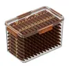 Caja de Almacenamiento de Puros para Mascotas Zhanggong Caja de Puros Sellada Caja Humidificadora para Puros Grado Alimenticio Lujo Accesible Caja de Mantenimiento para Puros