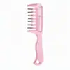 Peine aplicador de líquido de cristal para el cuero cabelludo Mino, portátil, transparente, no pegajoso, peine aplicador de líquido para el crecimiento del cabello, peine de masaje con bola rodante