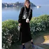 Nuevo traje de falda para mujer estilo chino colección otoño 2026, súper elegante y hermoso, chaleco abotonado estilo nacional y vestido camisa