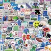 100 Pegatinas de Graffiti de Dibujos Animados Dreamcore Estilo Coreano Ins Pegatinas de Decoración Transfronterizas para Botellas de Agua, Coches y Maletas Venta al por Mayor