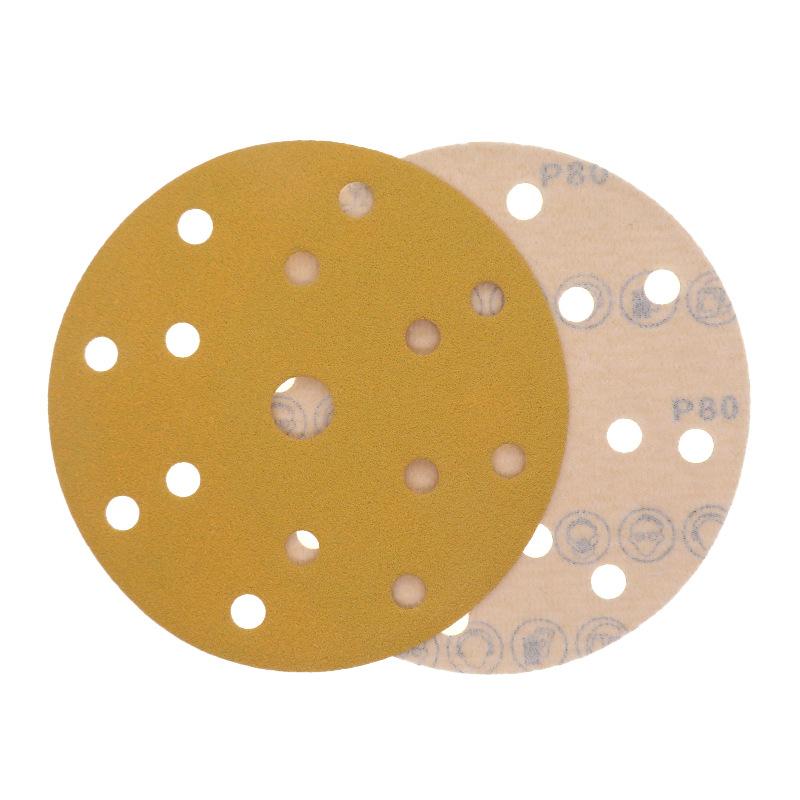 背绒圆盘思达Y339黄砂6寸15孔80