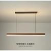 Lámpara de araña para comedor luz que emite hacia arriba y hacia abajo moderna simple comedor bar personalidad creativa recepción minimalista lámpara larga de un carácter