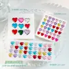 Pegatinas de Gemas para Niños, Pegatinas de Dibujos Animados de Diamantes de Cristal, Pegatinas de Gemas Estéreo 3D, Pequeñas Pegatinas de Dibujos Animados de Princesas