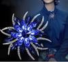 Broche Estilo Coreano, Broche de Cristal de Alta Qualidade e Elegante para Terno, Broche de Casaco, Acessório para Ternos, Novo Modelo 2024