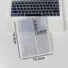 Carpeta A5 con Cremallera, Estrella y Purpurina, con Bolsillos para Álbum de Fotos de 6 Agujeros, Carpeta para Colección de Pegatinas, Planificador de PVC, Carpeta para Tarjetas de Almacenamiento