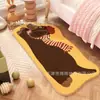 Tapete de Imitação de Caxemira com Manchas em Formato de Alienígena para Dachshund, para Uso Doméstico, Sofá da Sala, Tapete Decorativo Resistente ao Desgaste, Manta Refrescante para Cabeceira do Quarto