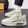 Tênis Masculino 2026 Novos Versáteis Jovens Sapatos Brancos Modernos de Cano Baixo Antiderrapante para Esportes ao Ar Livre Casuais Botas de Trabalho