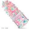 Explosiones Transfronterizas Mariposa Perlada 12 Colores Lentejuelas para Uñas Cuentas Set de Pegamento para Esmalte de Uñas Joyería para Uñas Parche para Uñas