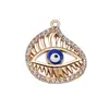 25x 27mm 3.5g KC Dorado DIY Vintage Aleación de Zinc Accesorios para Joyería Colgante Ojo Maligno